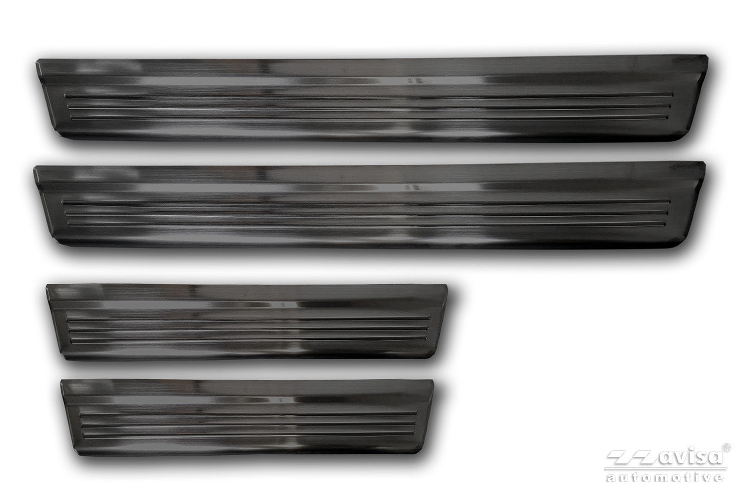 Tröskelskydd Lines Nissan Qashqai III crossover 2021–2024 facelift 2024+/ Nissan Qashqai E-power 2026+ – Svart | AVISA - Carlevel AB - Tröskelskydd