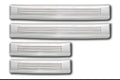 Tröskelskydd Lines Opel Frontera 2024+/ Frontera Electric 2024+ – Silver satin | AVISA - Carlevel AB - Tröskelskydd