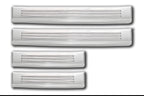 Tröskelskydd Lines Opel Frontera 2024+/ Frontera Electric 2024+ – Silver satin | AVISA - Carlevel AB - Tröskelskydd