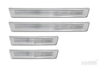 Tröskelskydd Lines Opel Grandland II 2024+ – Silver satin | AVISA - Carlevel AB - Tröskelskydd