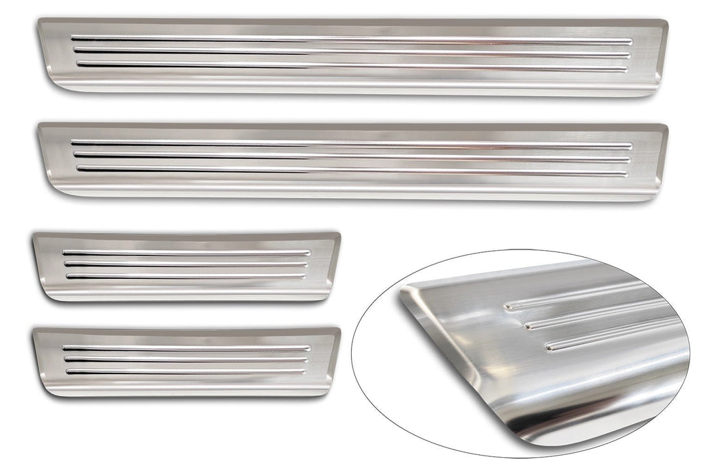 Tröskelskydd Lines Renault Arkana suv 2020+ – Silver satin | AVISA - Carlevel AB - Tröskelskydd