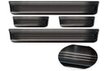 Tröskelskydd Lines Tesla modell S liftback 2012–2016, facelift 2016+ – Svart | AVISA - Carlevel AB - Tröskelskydd