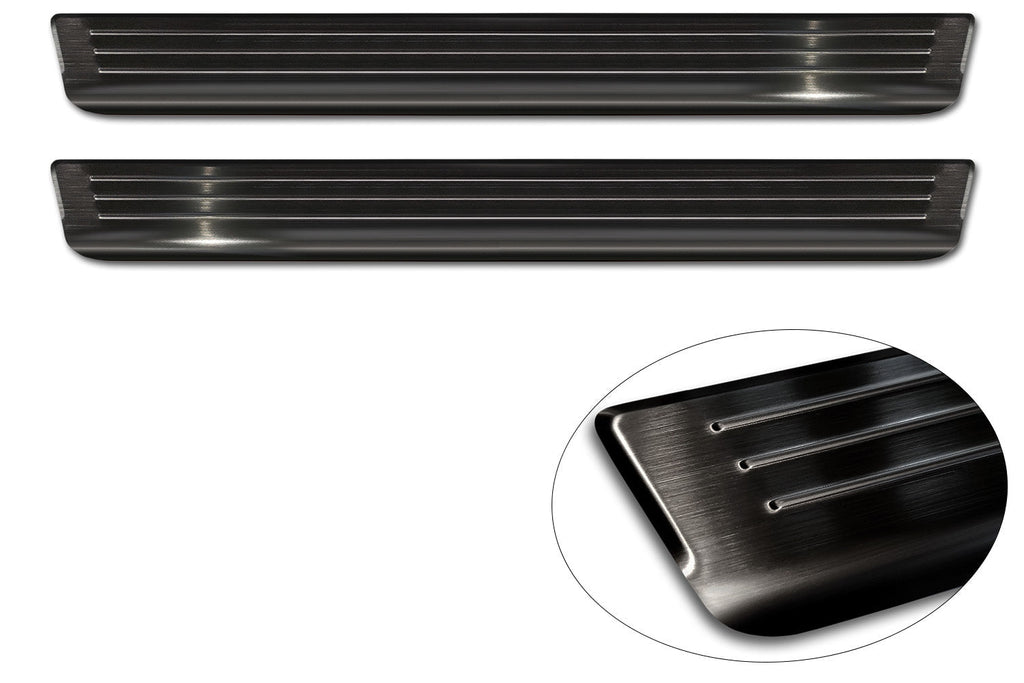 Tröskelskydd Lines Volkswagen Caddy V (SB) 2020+ / Volkswagen Caddy Cargo V (SB ) furgon 2020+ – Svart | AVISA - Carlevel AB - Tröskelskydd