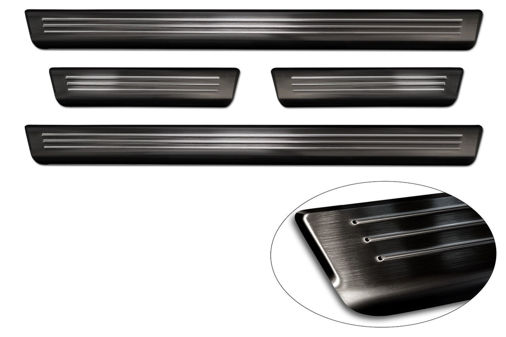 Tröskelskydd Lines Volkswagen ID.4 suv 2020+ – Svart | AVISA - Carlevel AB - Tröskelskydd