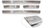 Tröskelskydd Lines Volkswagen ID.7 2023+/ ID.7 Tourer 2024+ – Silver satin | AVISA - Carlevel AB - Tröskelskydd