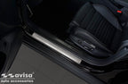 Tröskelskydd Lines Volkswagen Passat B8 (variant/ sedan) 2014–2019, facelift 2019–2023 – Silver satin | AVISA - Carlevel AB - Tröskelskydd