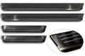 Tröskelskydd Lines Volkswagen Tiguan II 2015–2020, facelift 2020+/ eHybrid 2020–2024 m.fl. – Svart | AVISA - Carlevel AB - Tröskelskydd