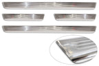 Tröskelskydd Lines Volkswagen Tiguan III 2024+ – Silver satin | AVISA - Carlevel AB - Tröskelskydd