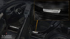 Tröskelskydd Mercedes Cla II Shooting Brake (X118) 2019–2025 – Spegelpolerat silver | AVISA - Carlevel AB - Tröskelskydd