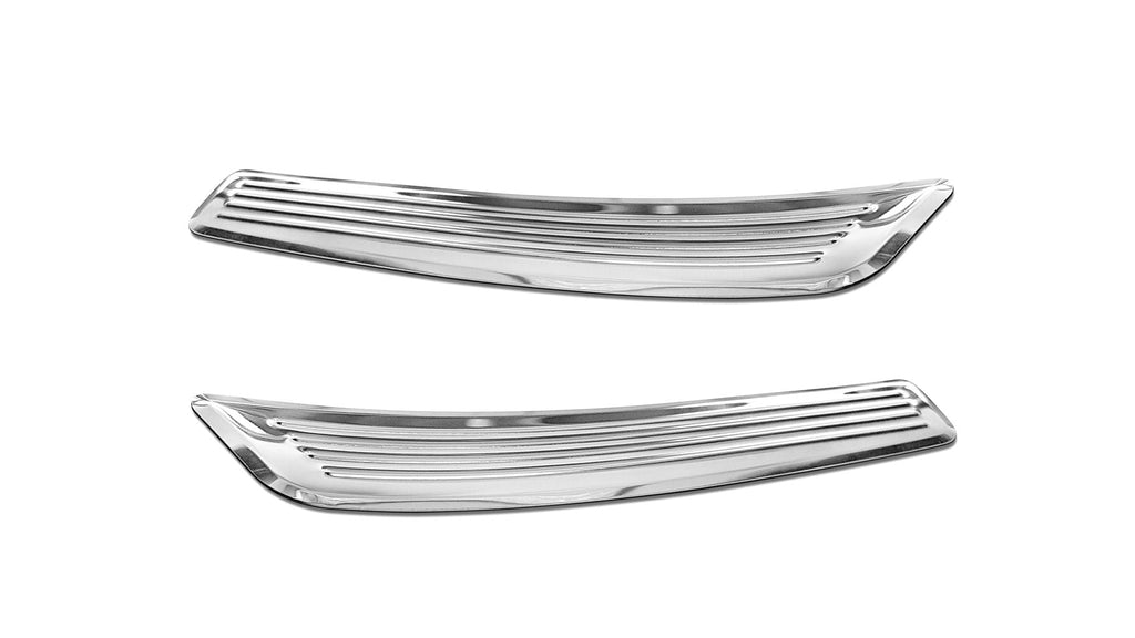 Tröskelskydd Mercedes Cla II Shooting Brake (X118) 2019–2025 – Spegelpolerat silver | AVISA - Carlevel AB - Tröskelskydd