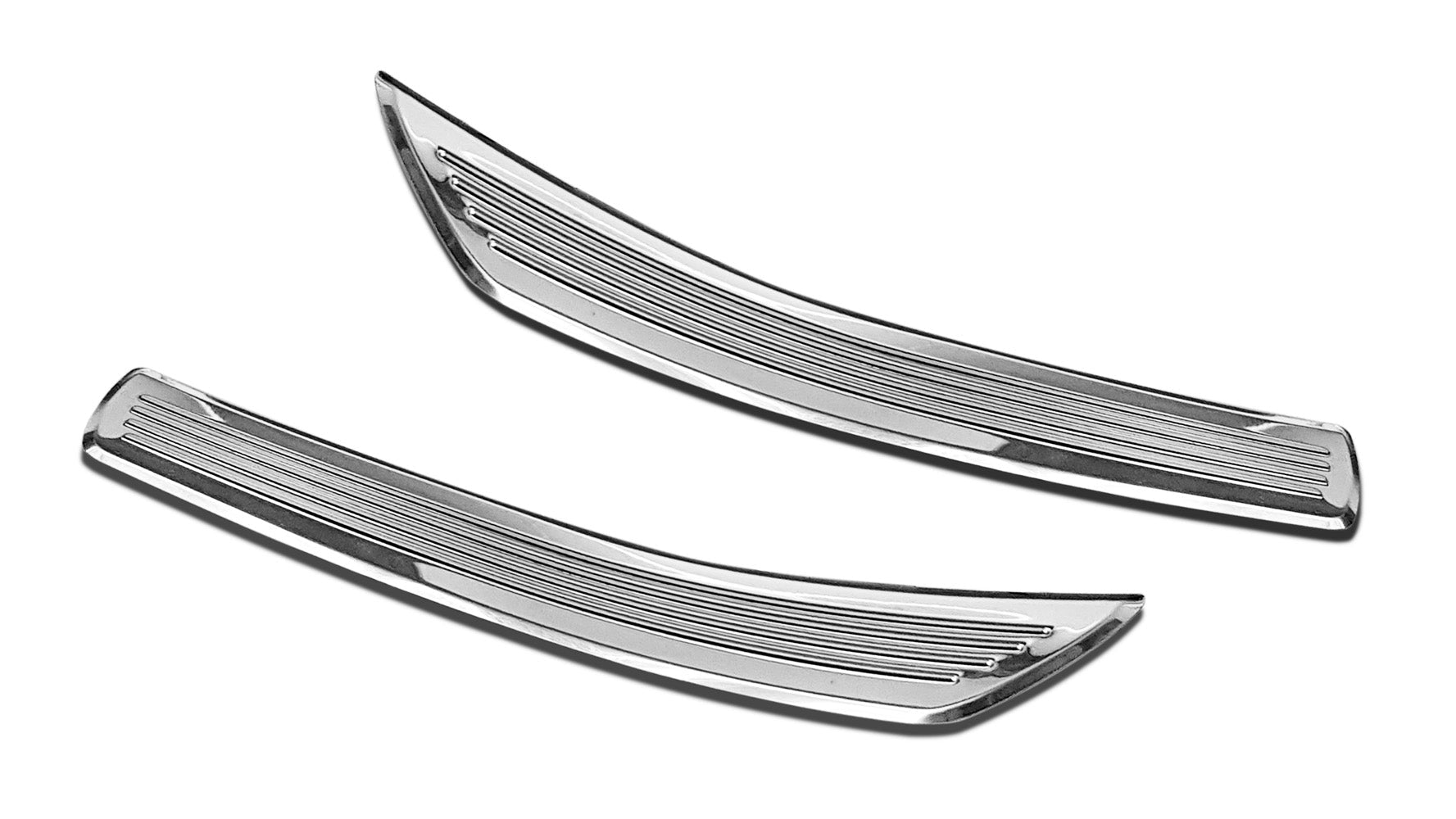 Tröskelskydd Mercedes Glc/ Glc Coupe 2015–2019, facelift 2019+ – Spegelpolerat silver | AVISA - Carlevel AB - Tröskelskydd