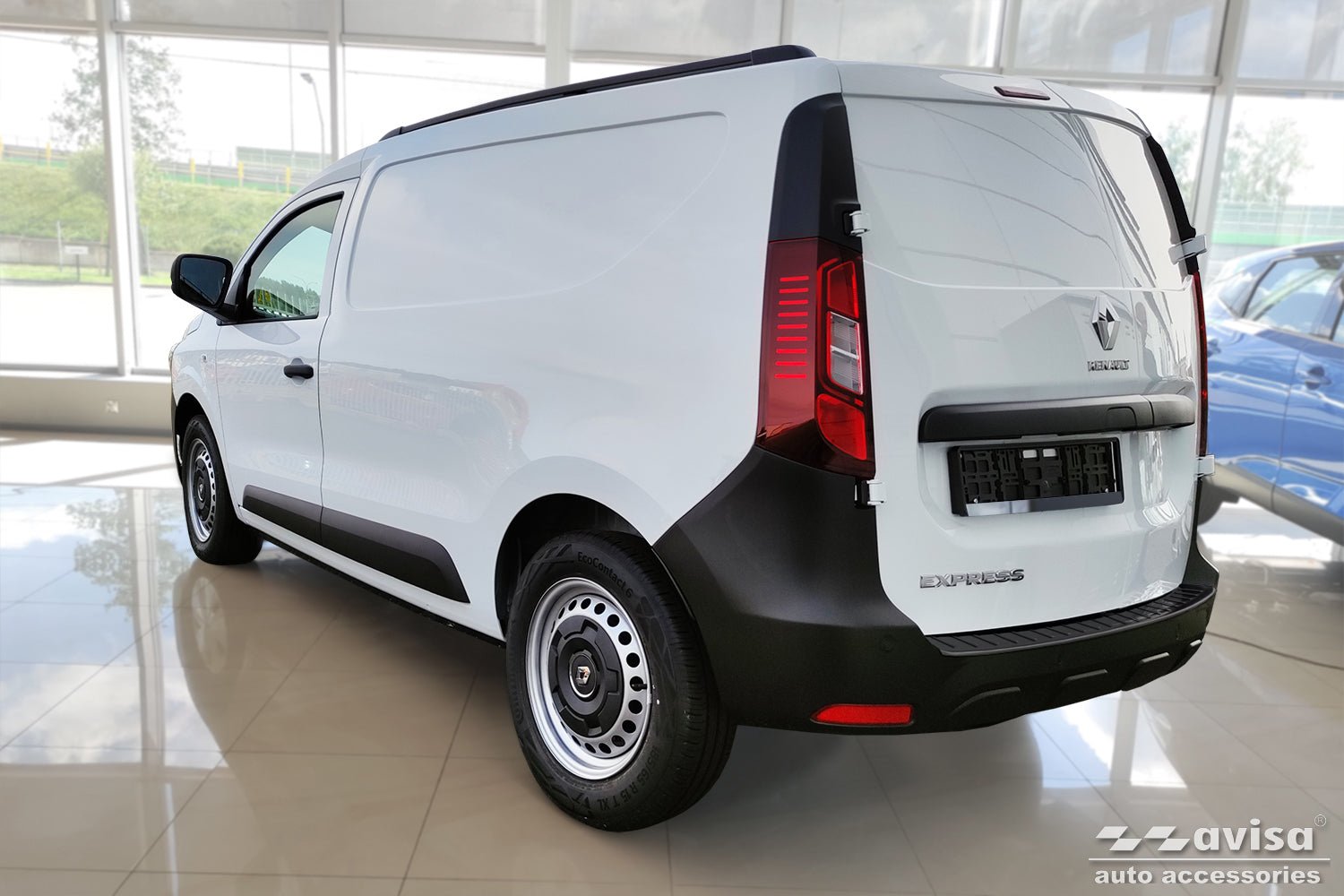 Tröskelskydd Renault Express Van furgon 4-dörrars 2021+ – Svart | AVISA - Carlevel AB - Tröskelskydd