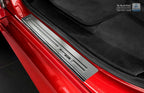 Tröskelskydd Special Edition BMW X6 II F16 2014–2019 – Silver satin | AVISA - Carlevel AB - Tröskelskydd
