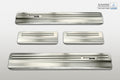 Tröskelskydd Special Edition Mazda CX-5 I 2012–2017 – Silver satin | AVISA - Carlevel AB - Tröskelskydd