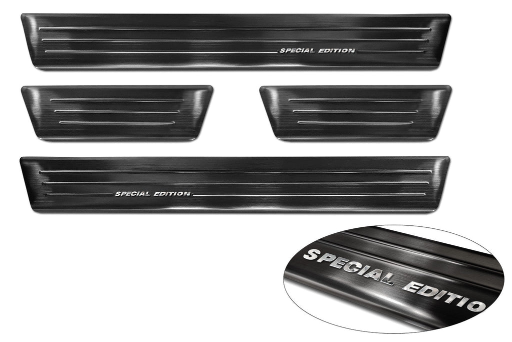 Tröskelskydd Special Edition Mitsubishi Space Star facelift 2020+ – Svart | AVISA - Carlevel AB - Tröskelskydd