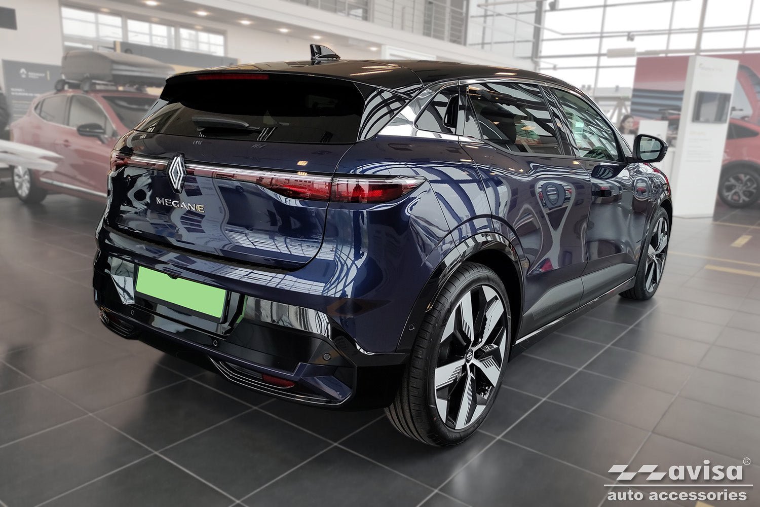 Tröskelskydd Special Edition Renault Megane E-Tech Electric 2022+ – Svart | AVISA - Carlevel AB - Tröskelskydd