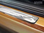 Tröskelskydd Special Edition Volkswagen Arteon 2017–2020, facelift 2020+ m.fl. – Silver satin | AVISA - Carlevel AB - Tröskelskydd