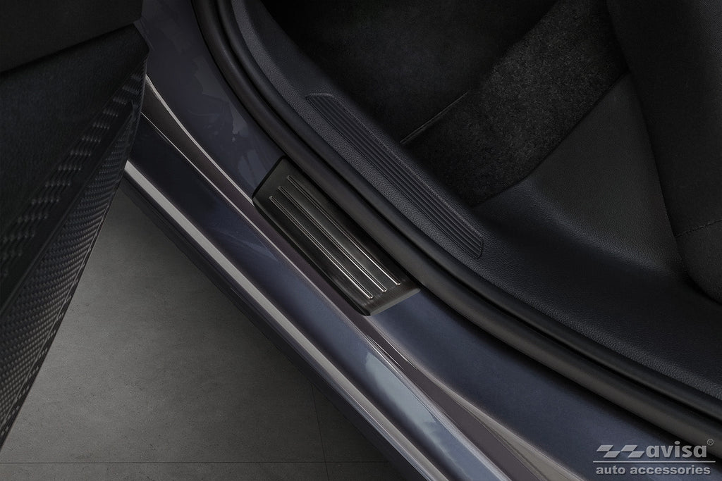 Tröskelskydd Special Edition VW Polo VI halvkombi 2017+facelift 2021+ – Svart | AVISA - Carlevel AB - Tröskelskydd