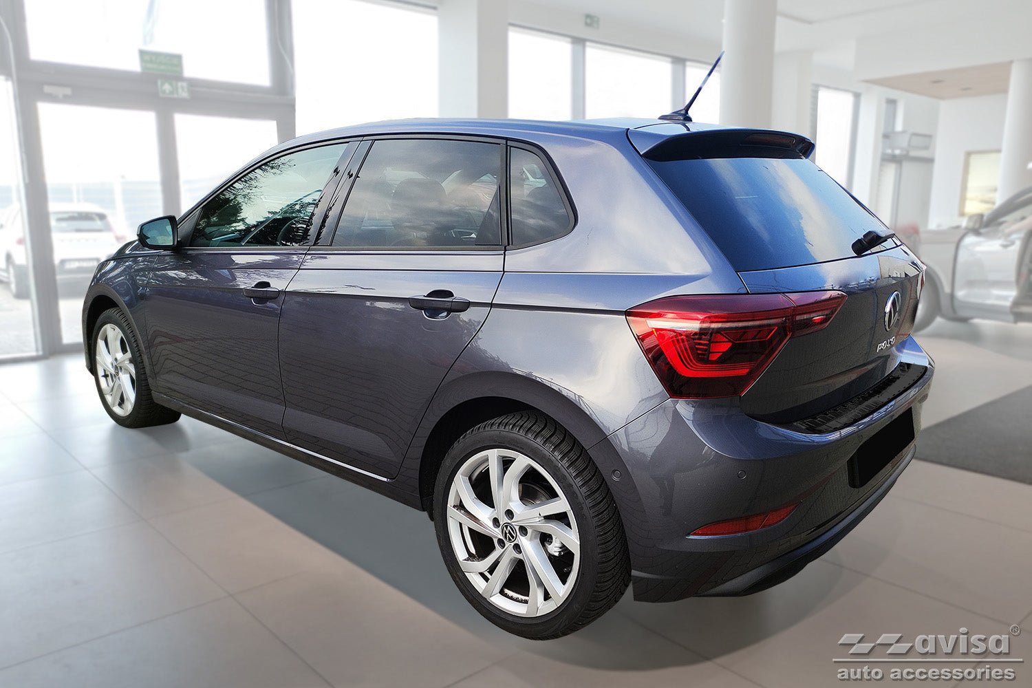 Tröskelskydd Special Edition VW Polo VI halvkombi 2017+facelift 2021+ – Svart | AVISA - Carlevel AB - Tröskelskydd
