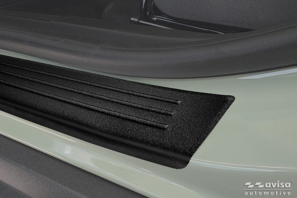 Tröskelskydd Black Mat Fiat Grande Panda 2025+ – Mattsvart | AVISA – bild 2