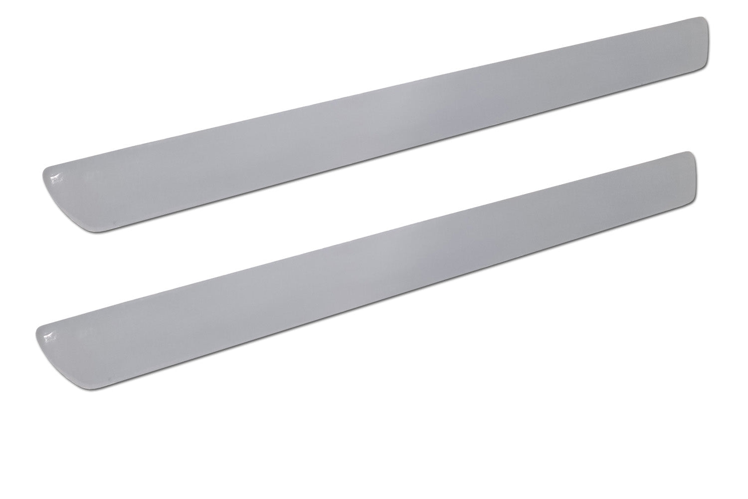 Universella tröskelskydd Lines Mirror 54 x 4 cm (2 delar per set) – Svart/Silver | AVISA - Carlevel AB - Tröskelskydd